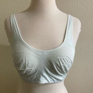 NWT Cuddl‎ Duds Softwear Wirefree Bra Unlined Morning Mist Comfort